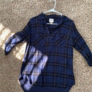 Women’s flannel tunic